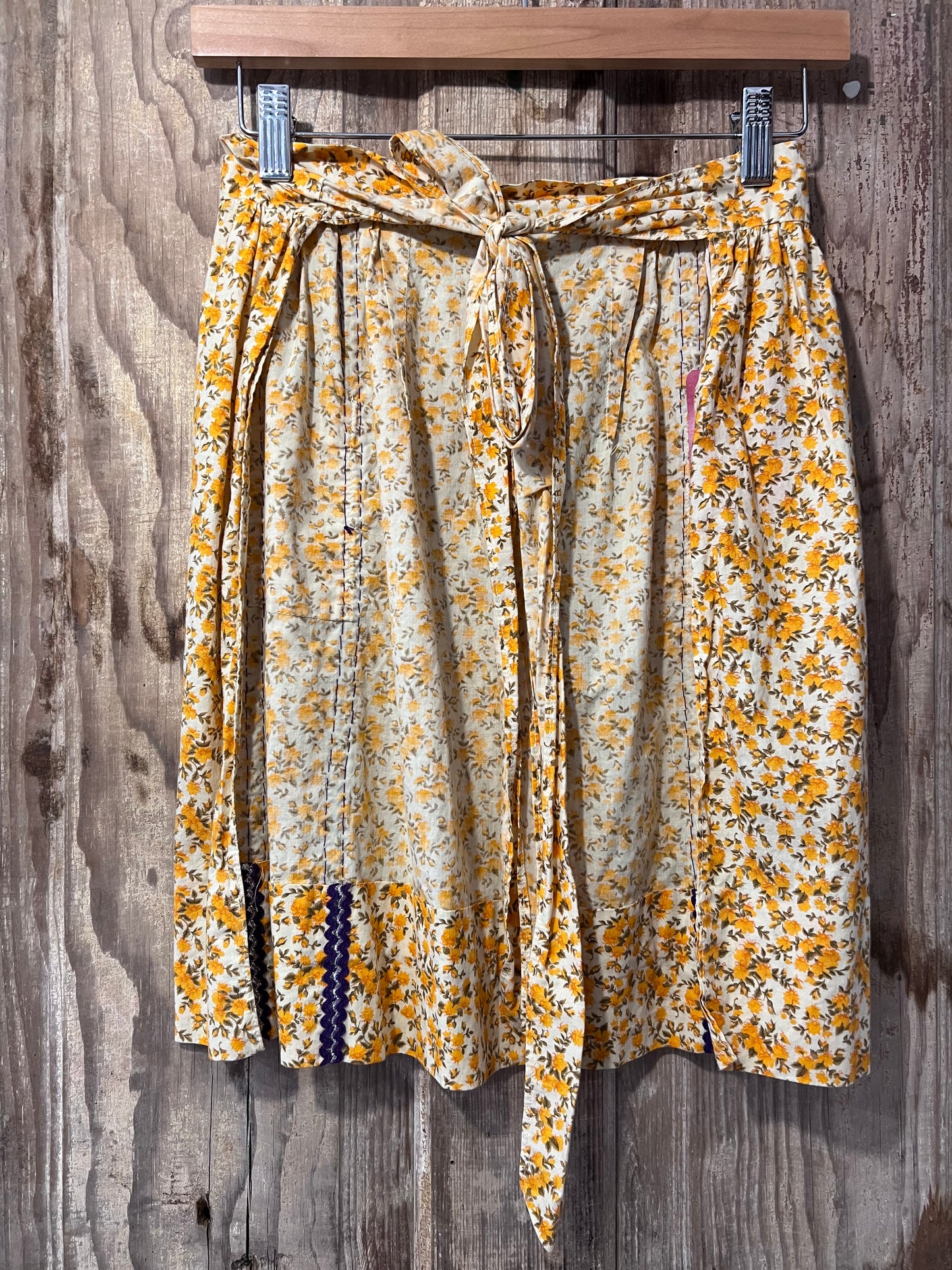 70's Handmade Floral Apron