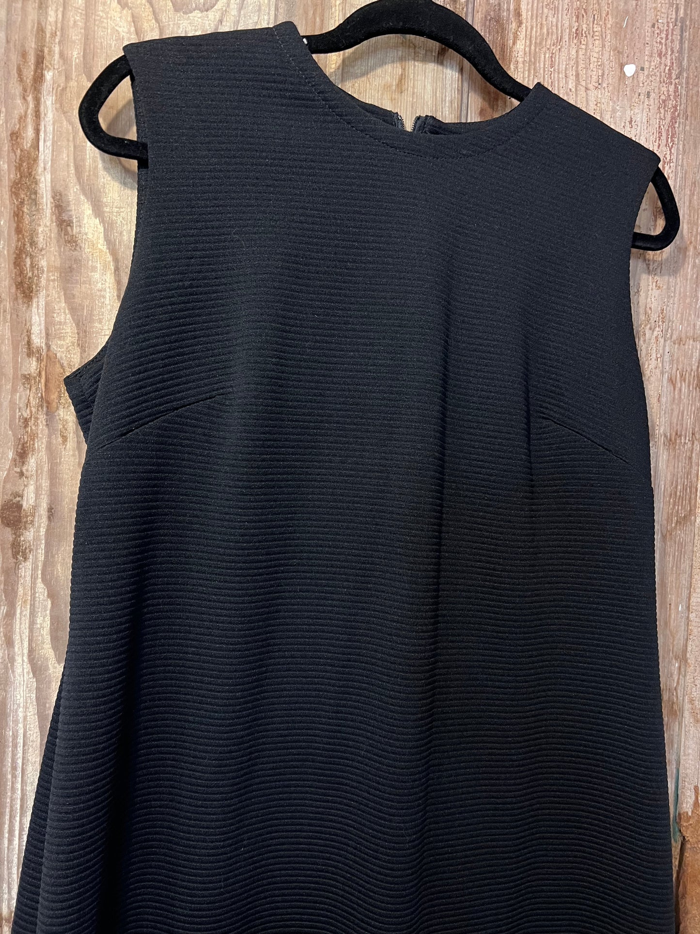 60's/70's Lorac Original Ribbed Black Dress