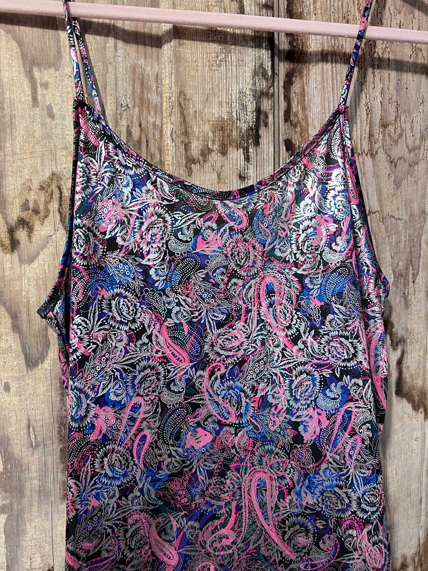 Y2K Undercover Wear Metallic Colorful Slip Dress