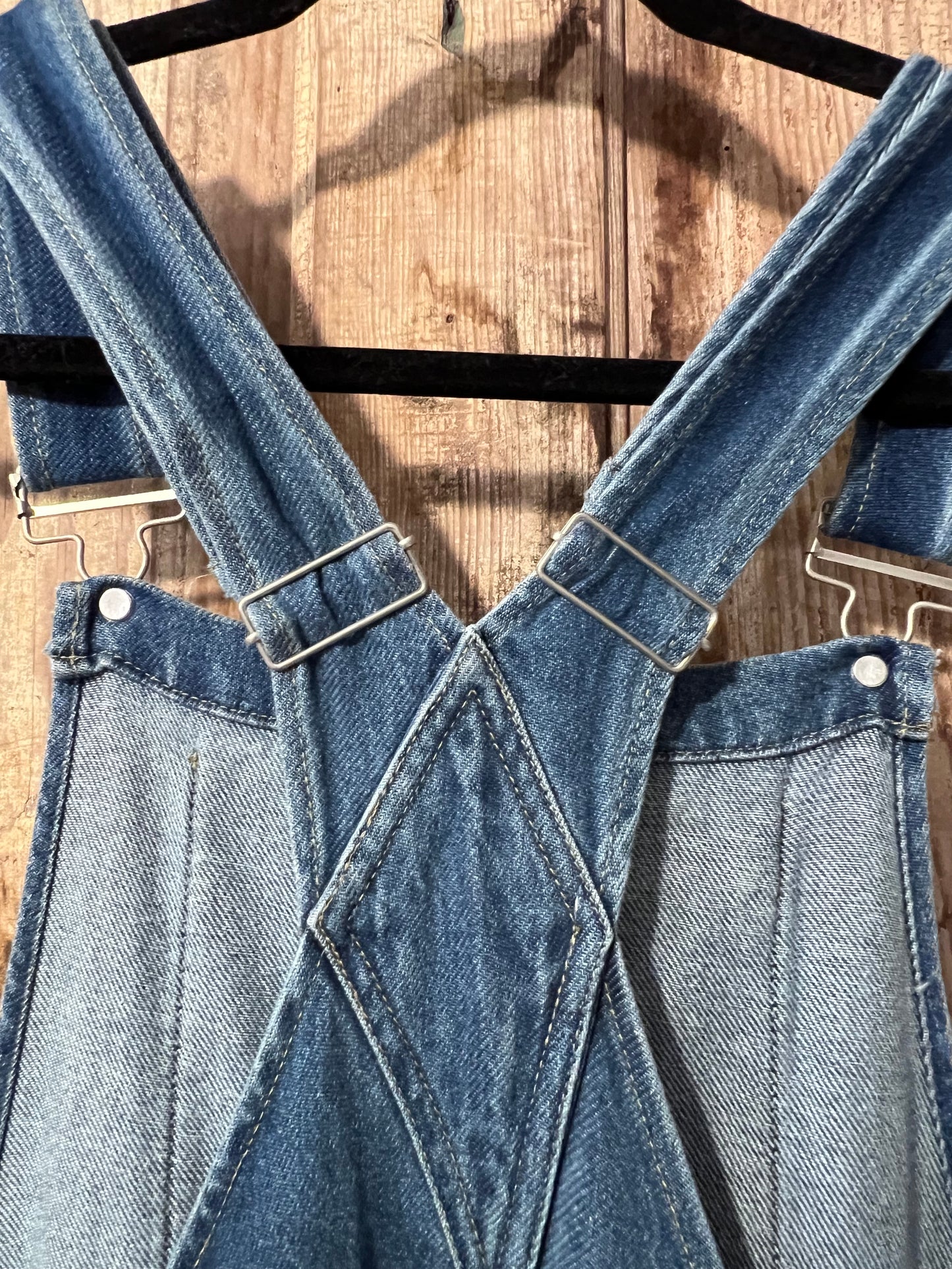 90's/Y2K Kelsie Denim Cargo Overalls