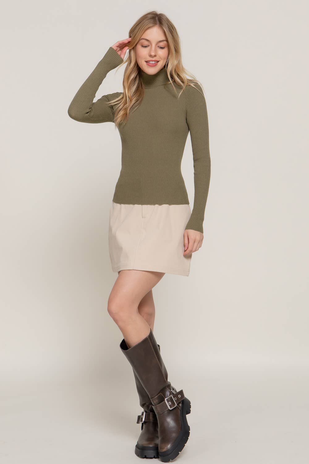 Long Sleeve Turtle Neck