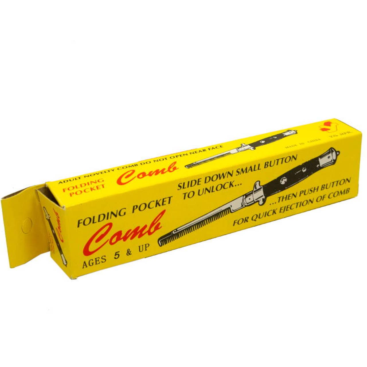 Switchblade Style Comb - Novelty Gift Item