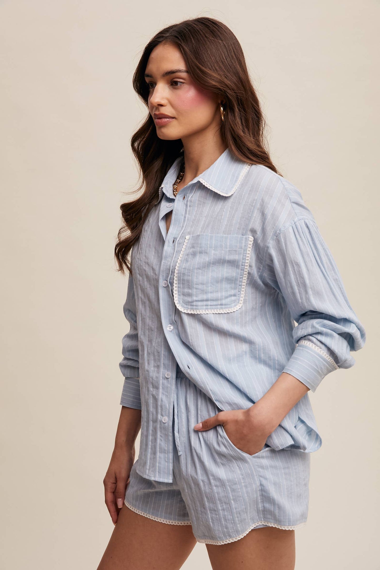 Striped PJ Set