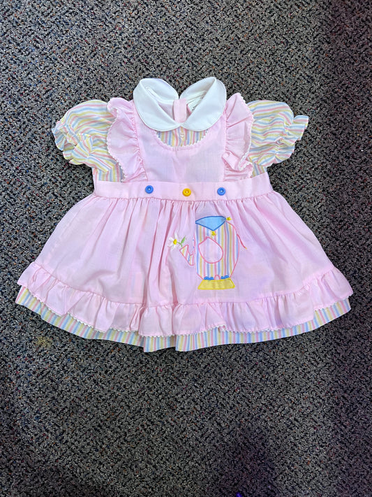 [URL] VTG Pink Embroidered Elephant Dress