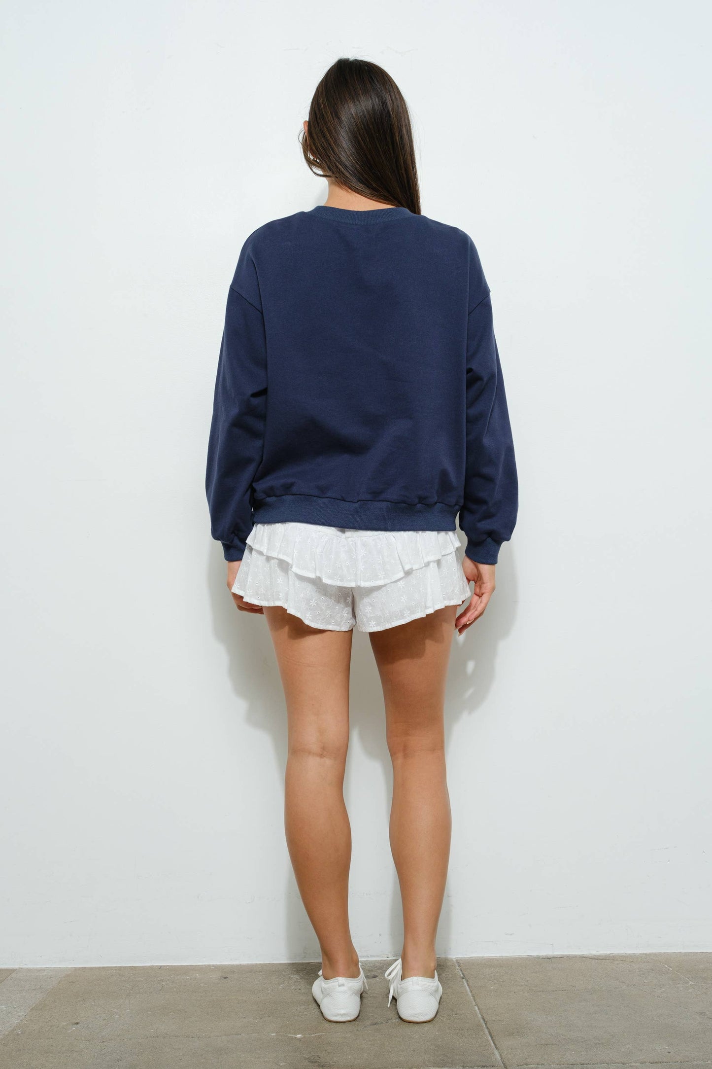 PLAID CIAO SWEATSHIRT