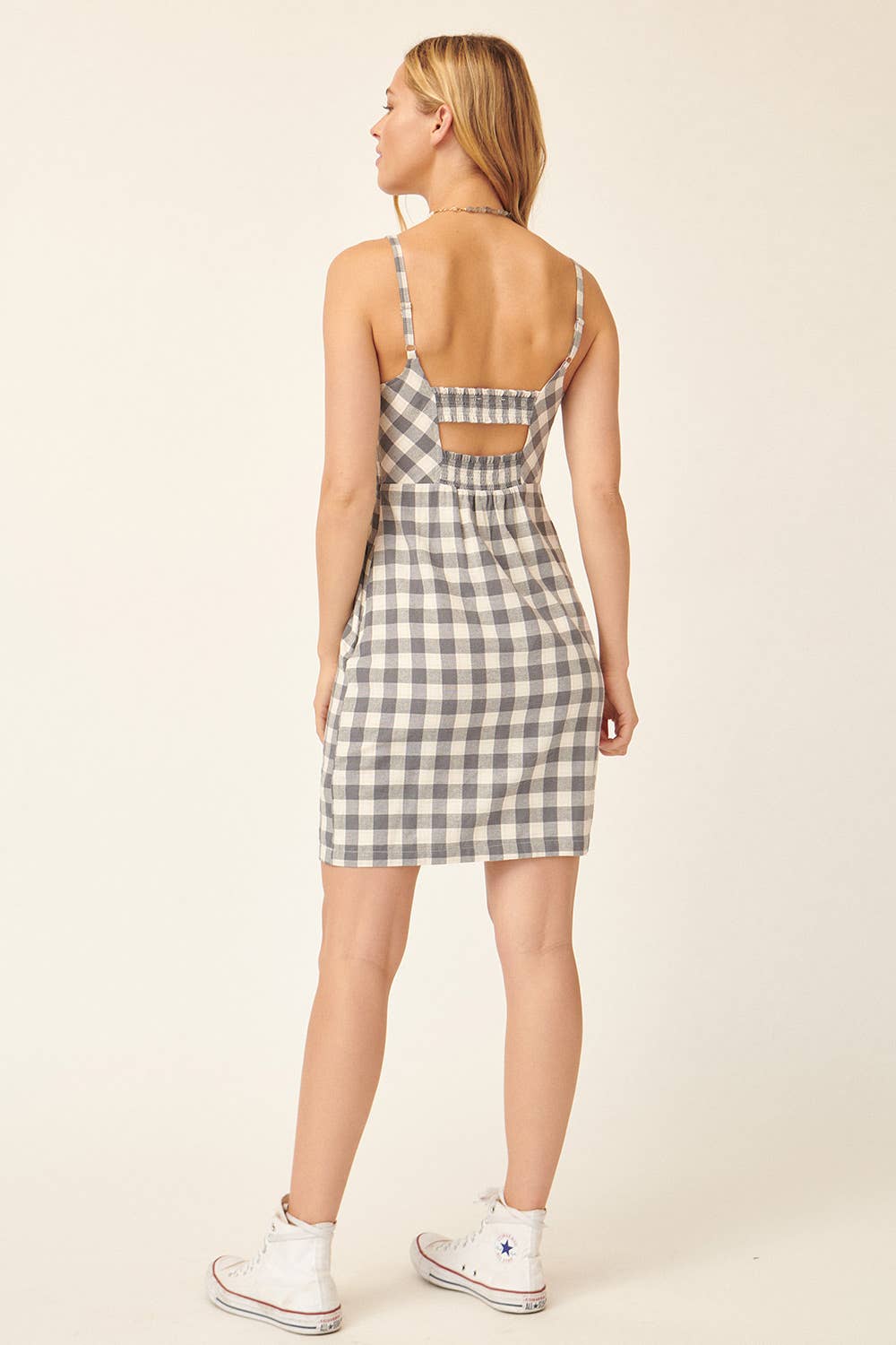 Plaid Sweetheart Mini Dress