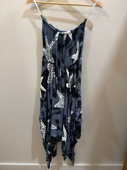 Y2K India Boutique Halter Tie Beach Dress