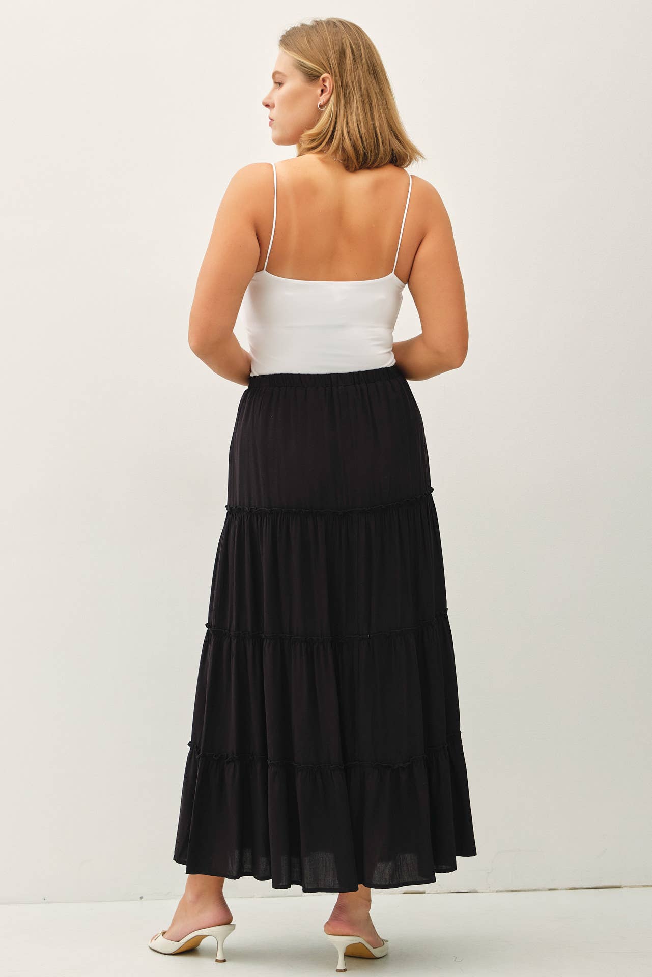 PLUS SIZE MAXI SKIRT