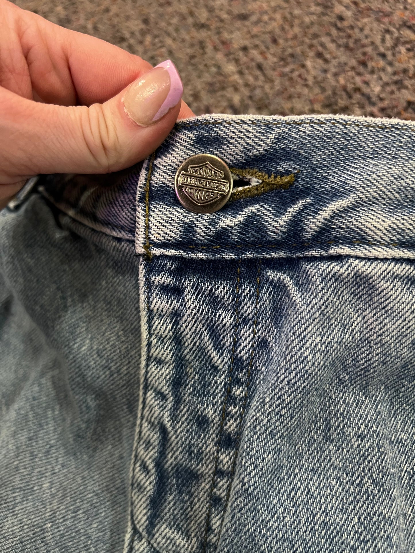 Light Wash Harley Jeans