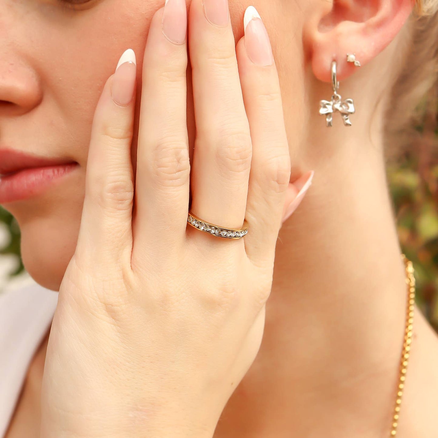 18K Gold Eternity Ring