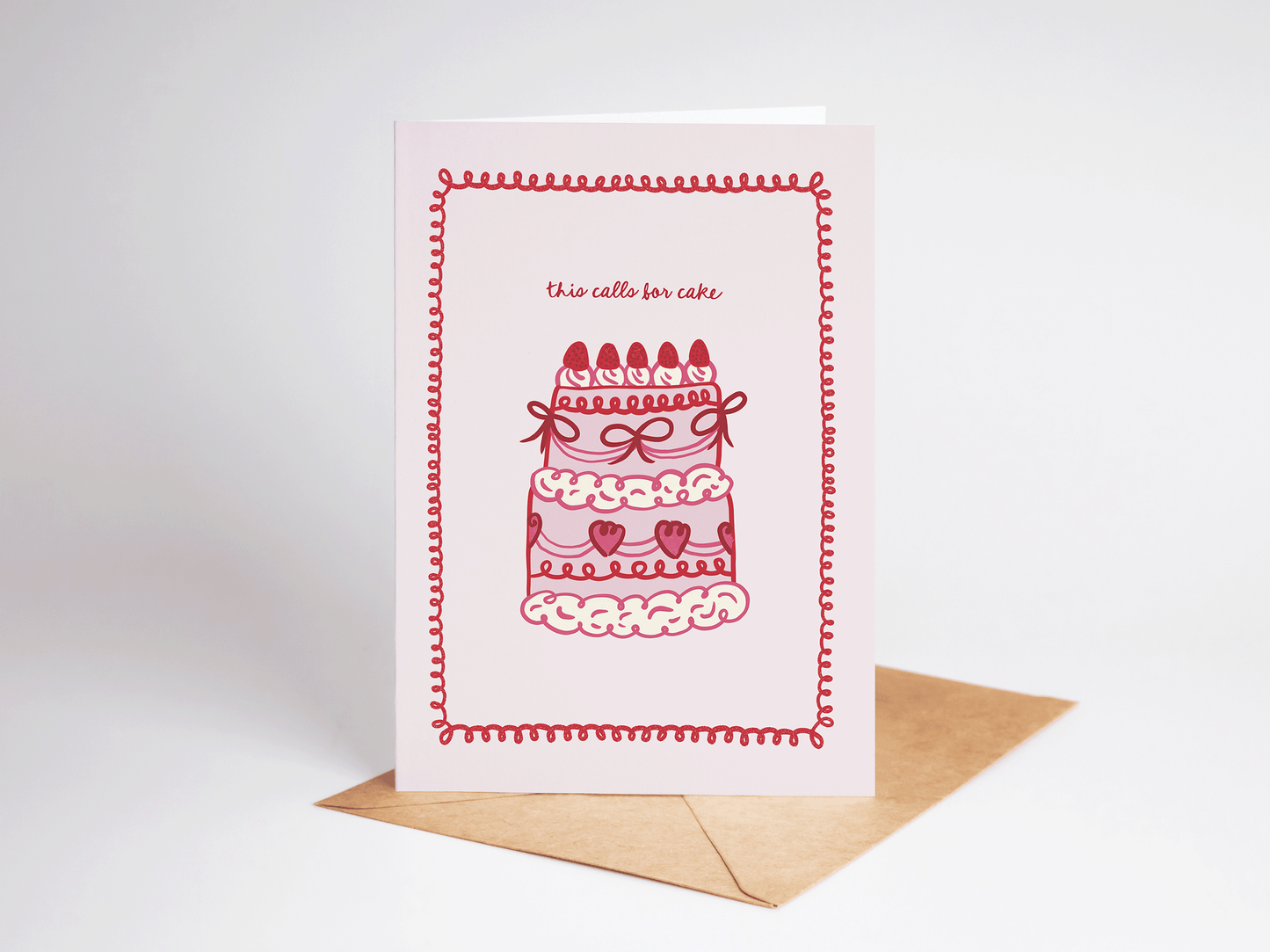"This Calls for Cake" Greeting Card