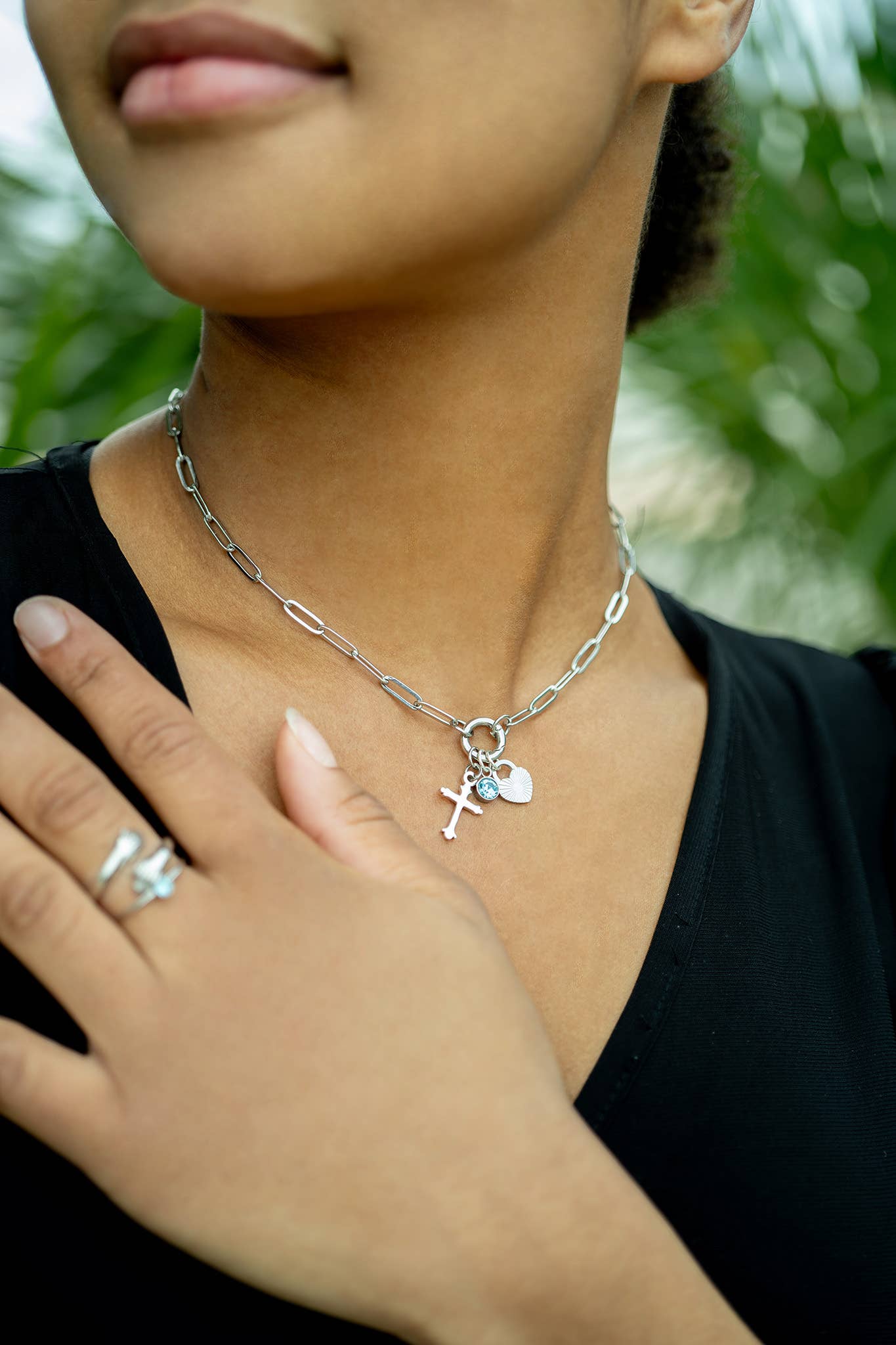 Charm Holder Necklace