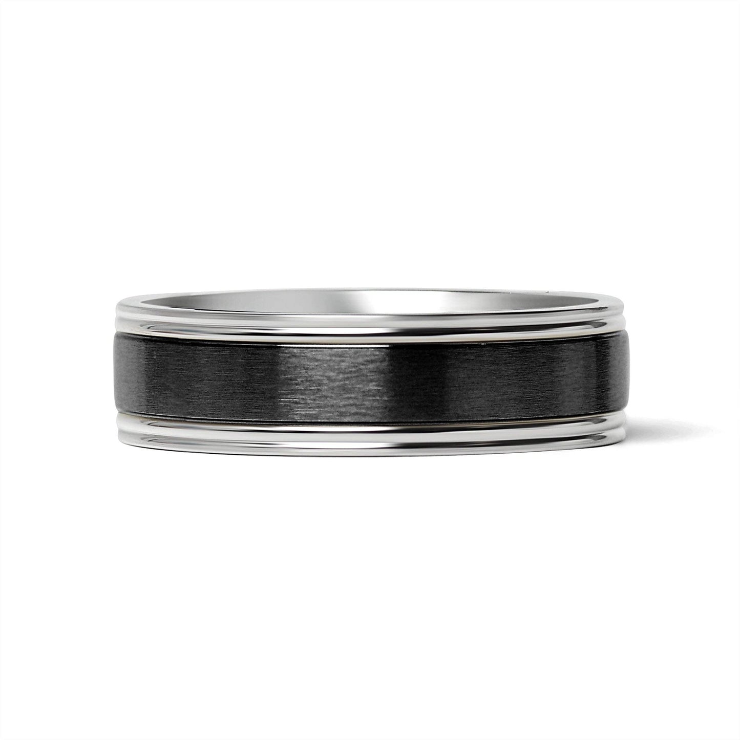 Black Stainless Steel Ring