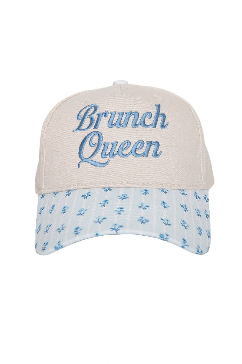 Brunch Queen Vintage Trucker Hats for Women