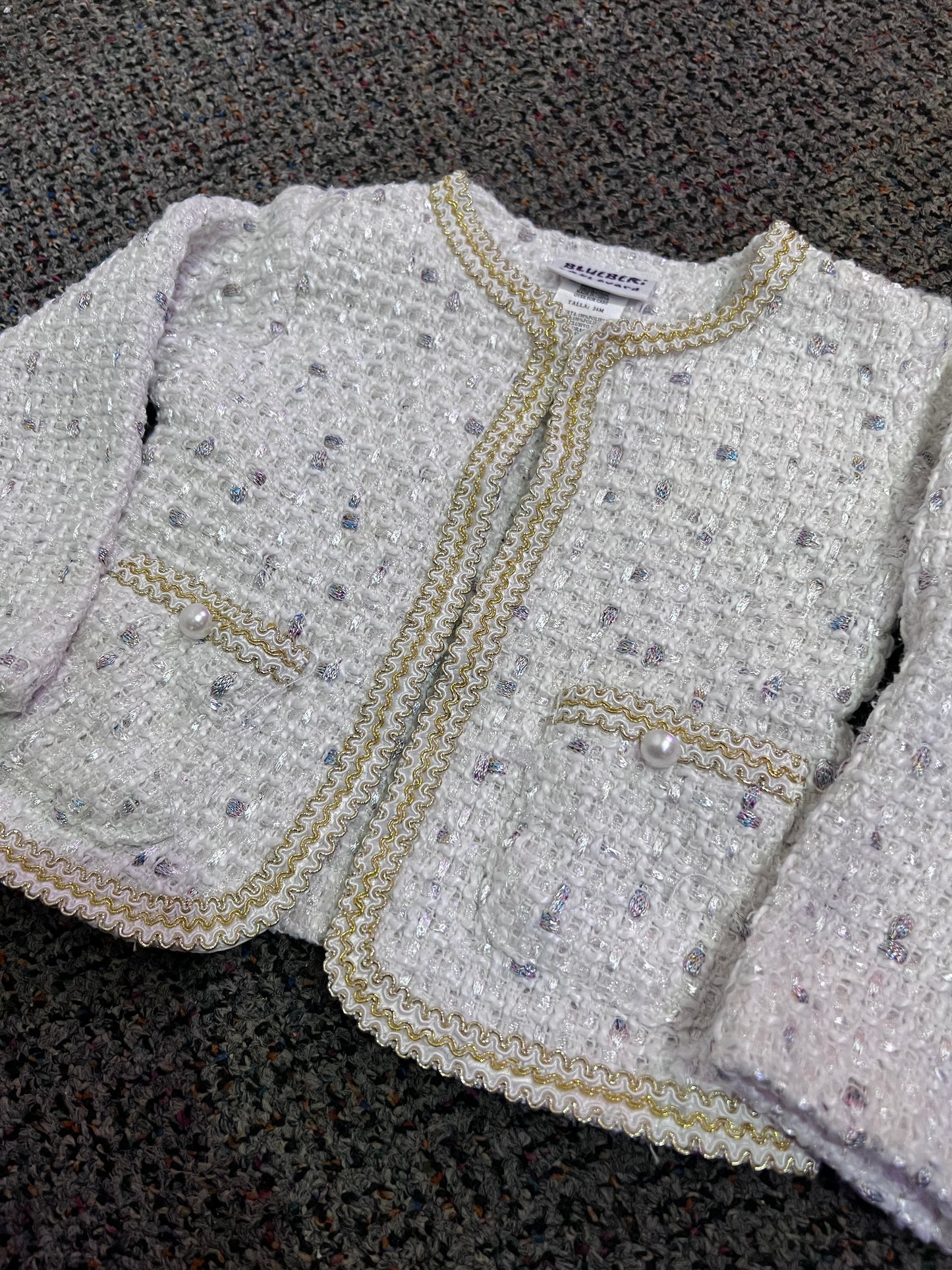 [URL] BlueBeri Boulevard Sparkly “Old Money” Cardigan