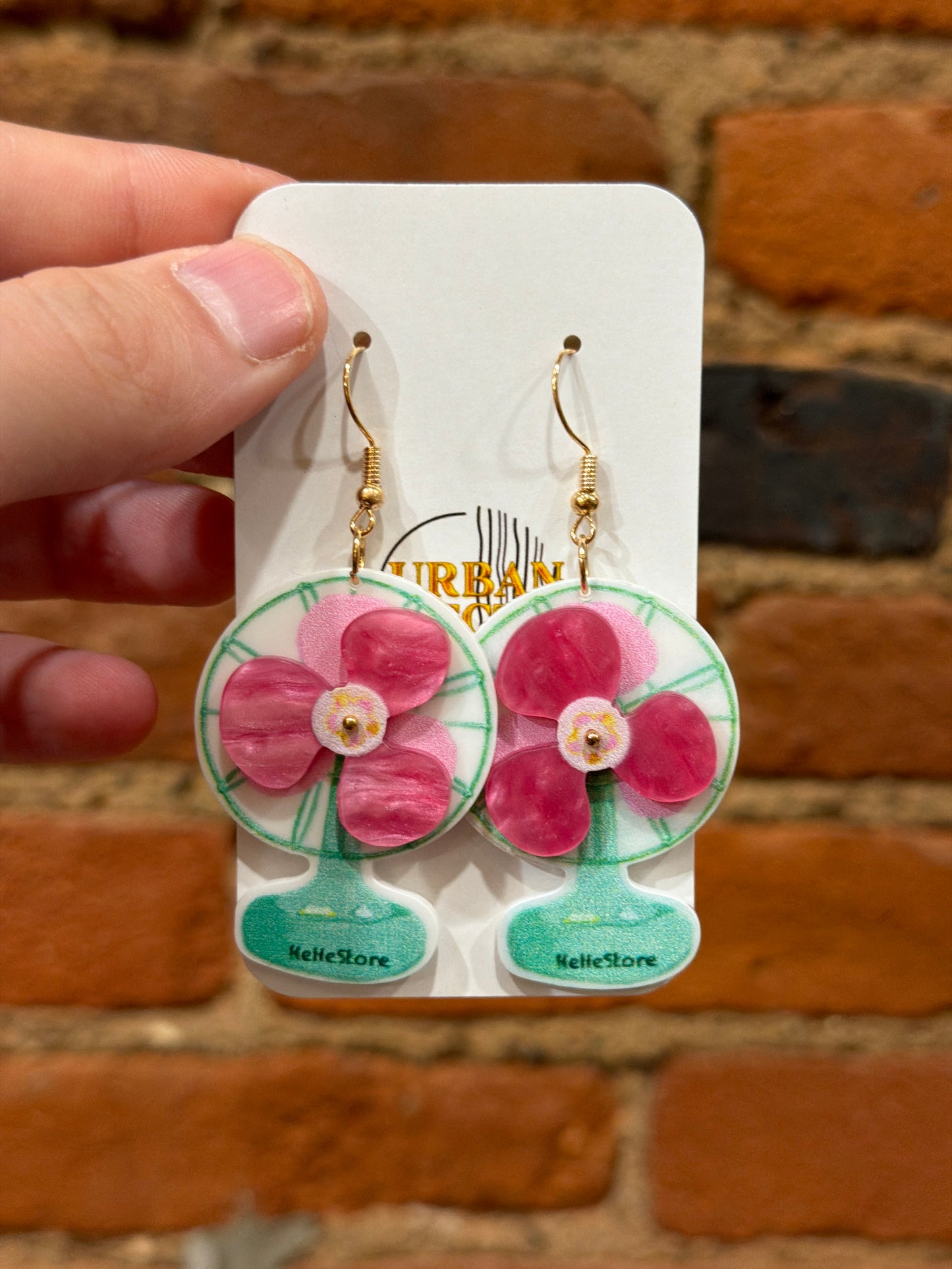 Fan Earrings