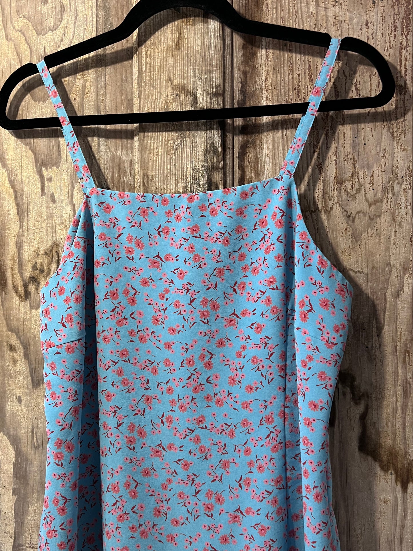 Express Baby Blue Floral Romper