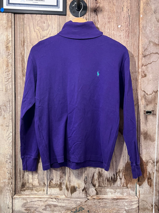 Vintage purple polo turtle neck