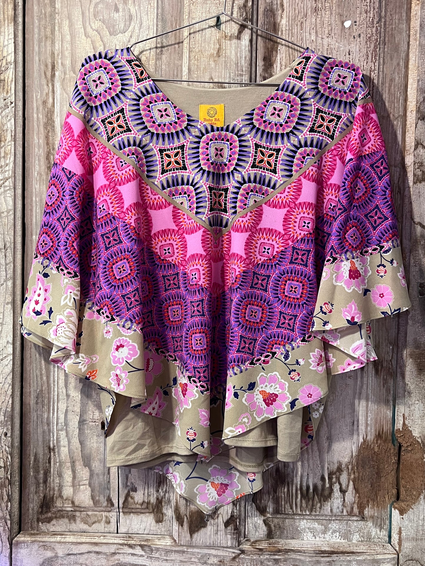 Ruby Rd. Petite Colorful Blouse