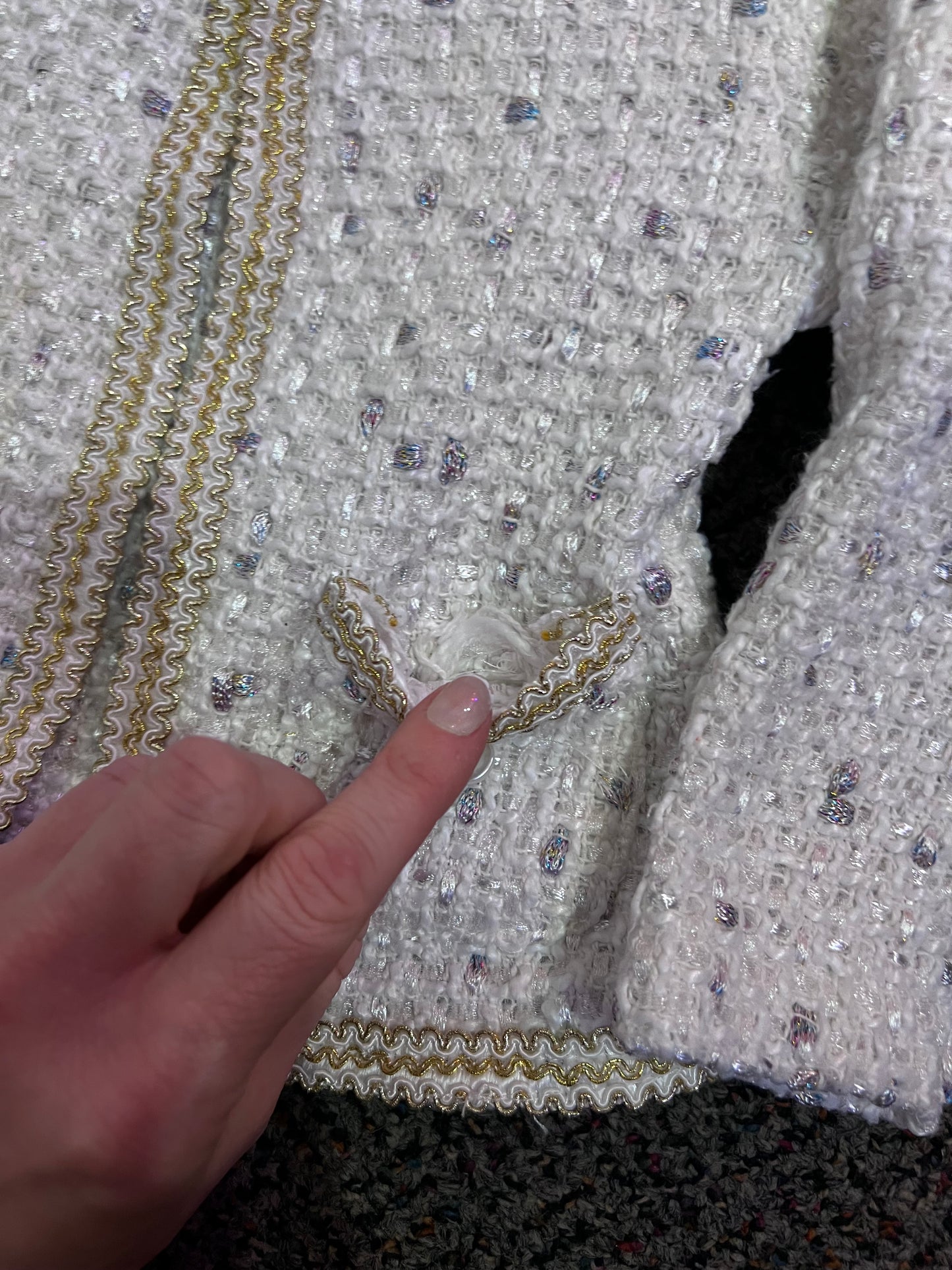[URL] BlueBeri Boulevard Sparkly “Old Money” Cardigan
