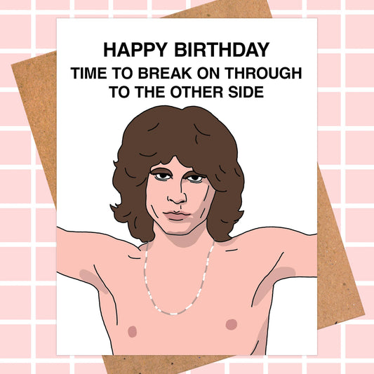 Jim Morrison Birthday Card