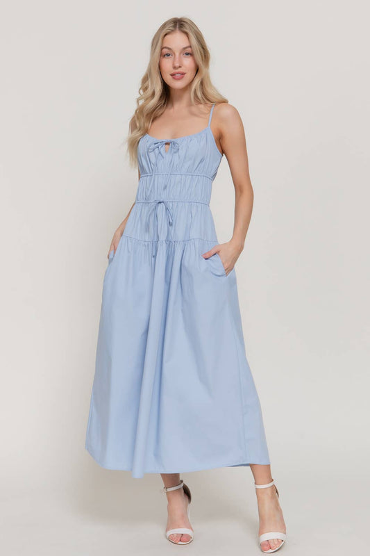 Front Tie Maxi Dress