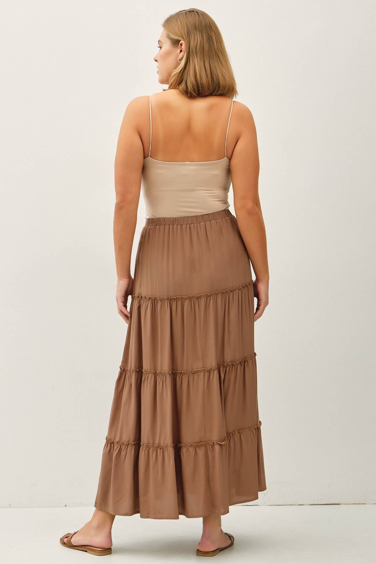 PLUS SIZE MAXI SKIRT