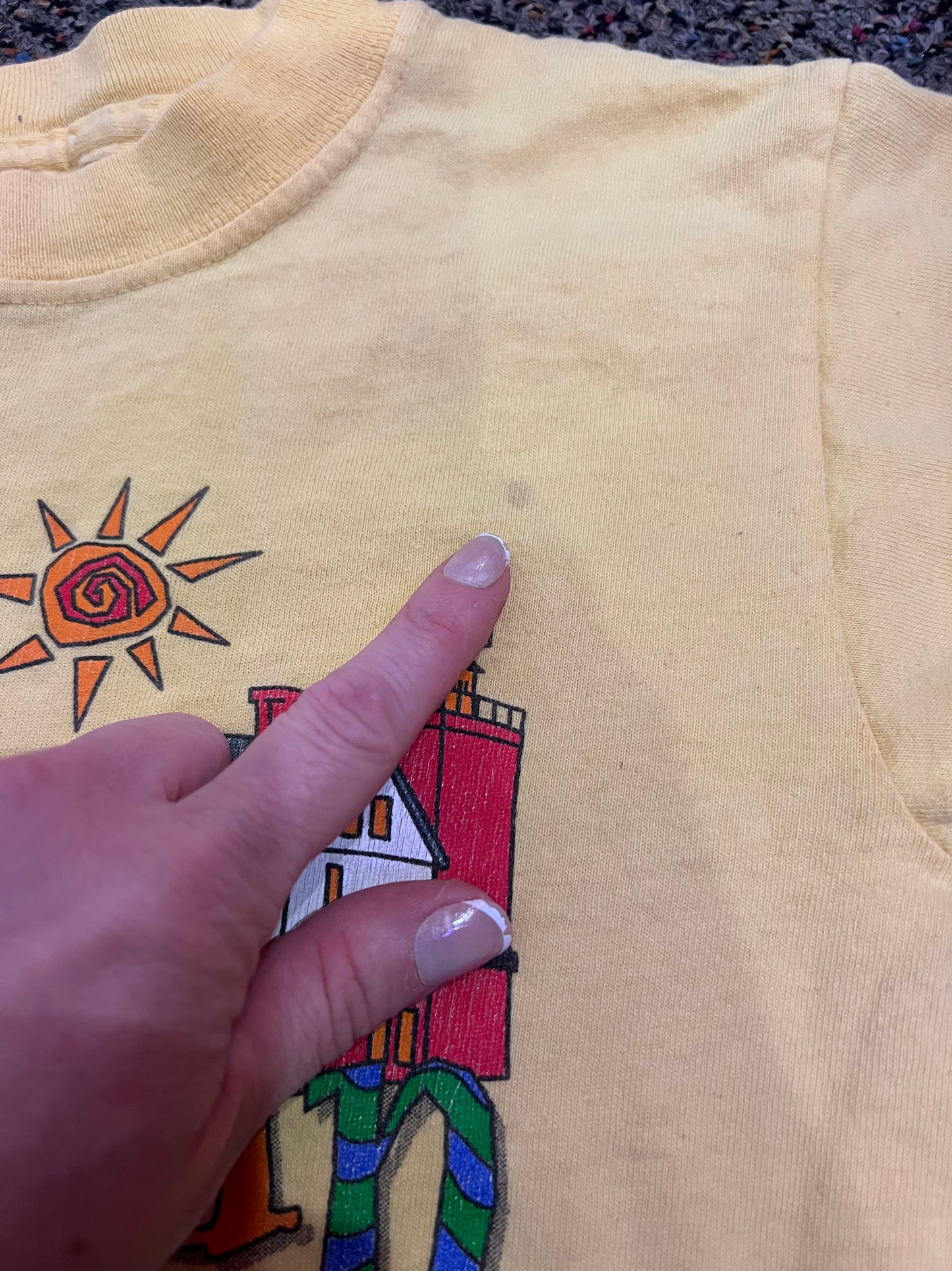 [URL] VTG 2000 Michigan Yellow Graphic T-Shirt
