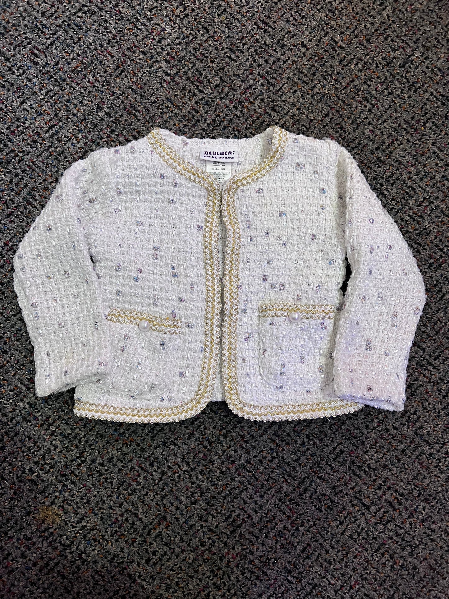 [URL] BlueBeri Boulevard Sparkly “Old Money” Cardigan
