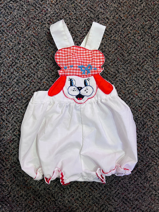 [URL] VTG Baby Dog Overall Romper Onesie