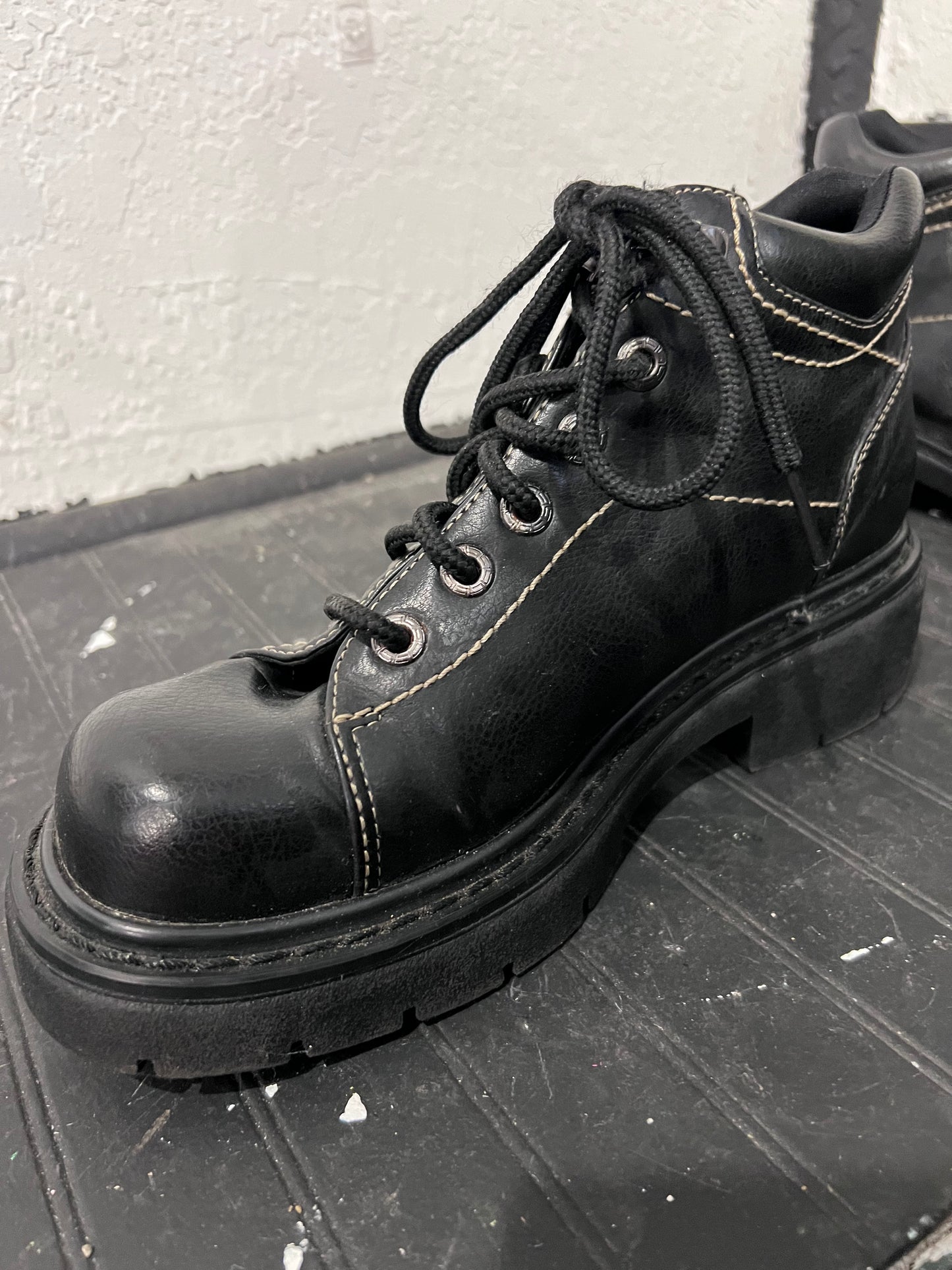 Maurice’s Black Lace Up Boots