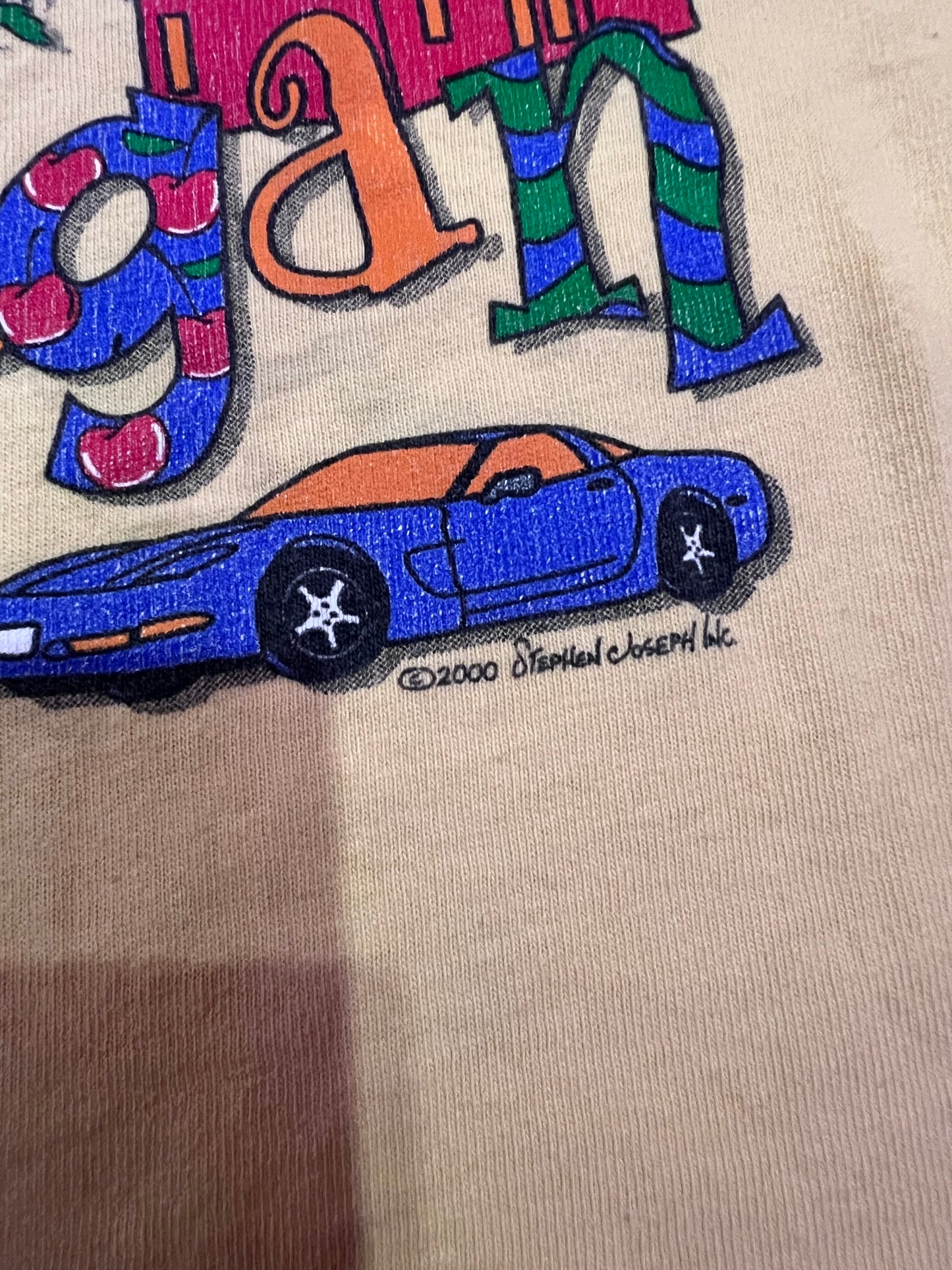 [URL] VTG 2000 Michigan Yellow Graphic T-Shirt