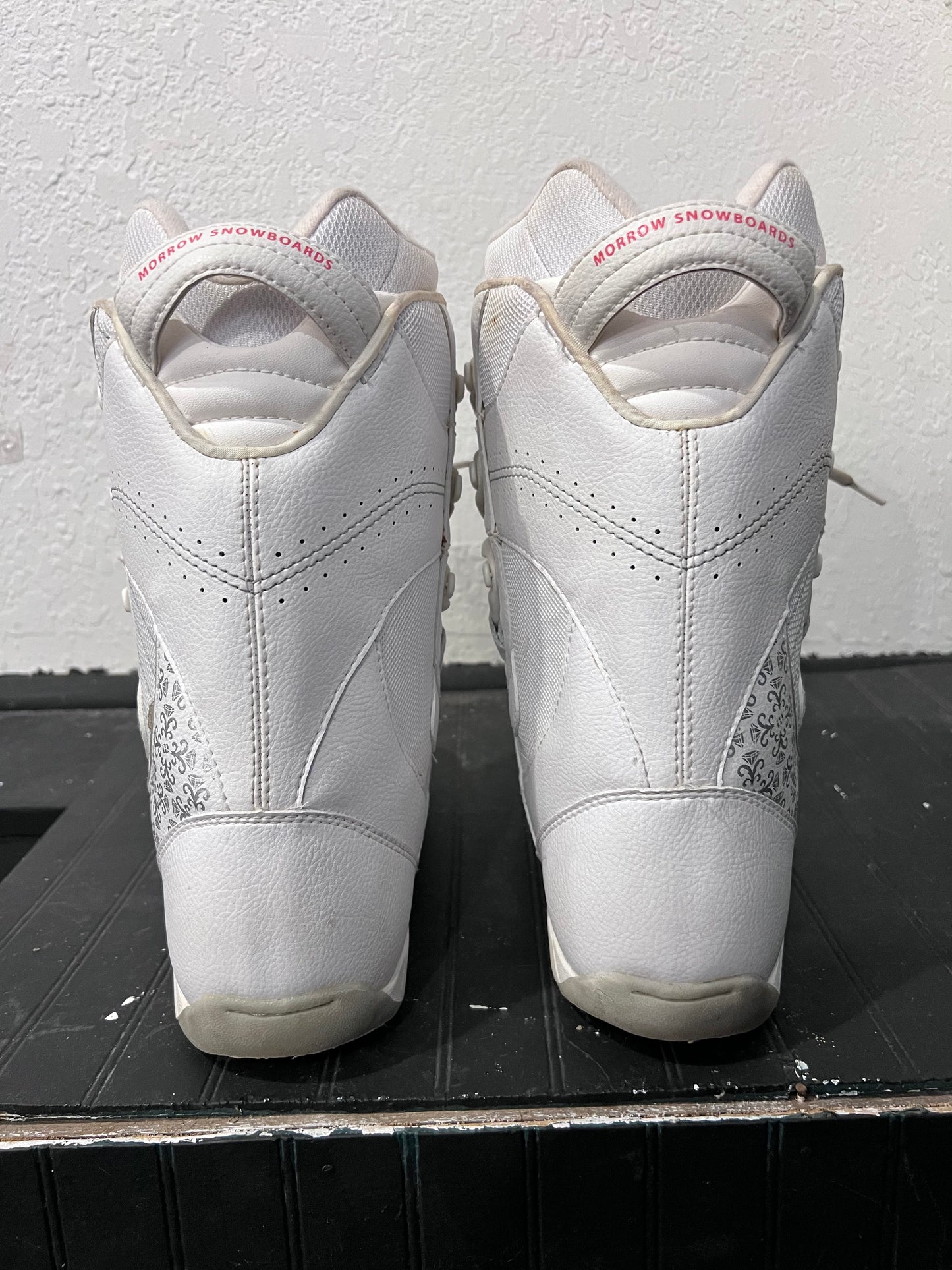 White Morrow Snowboarding Boots