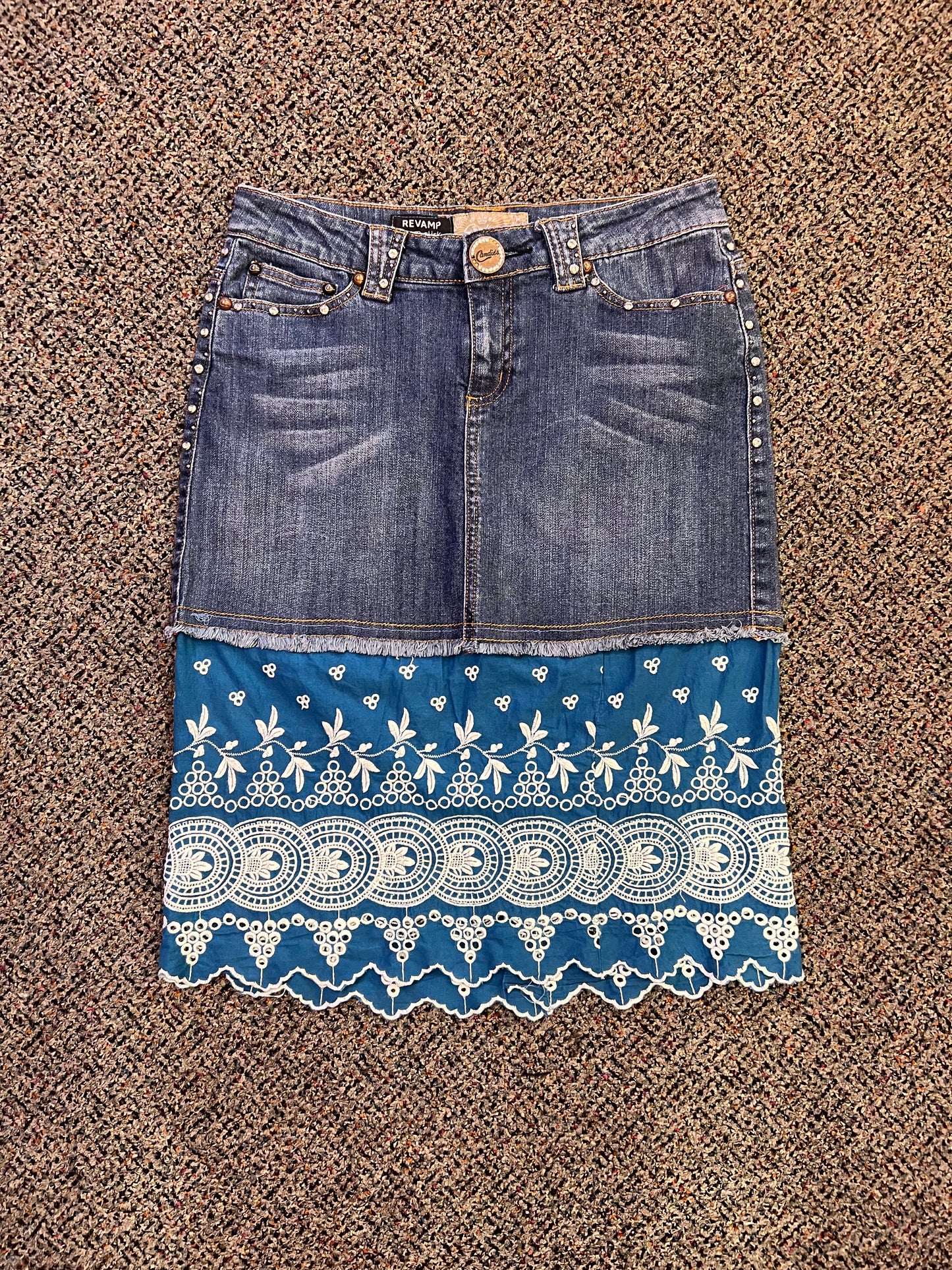 REVAMP Candies Denim Skirt