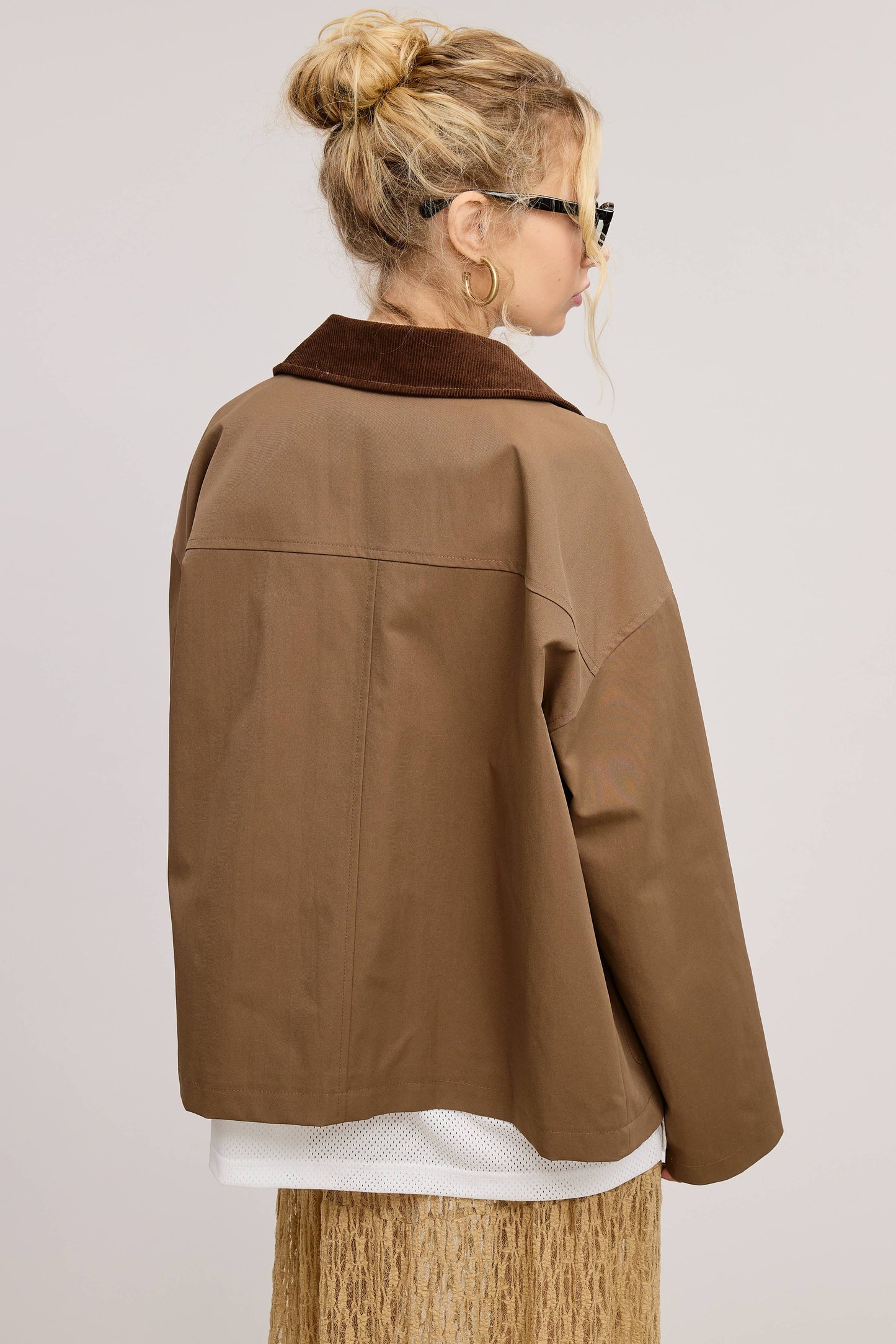 Corduroy Collar Jacket