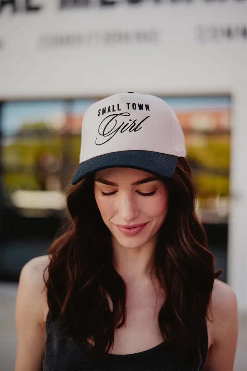 Small Town Girl Trucker Vintage Hat