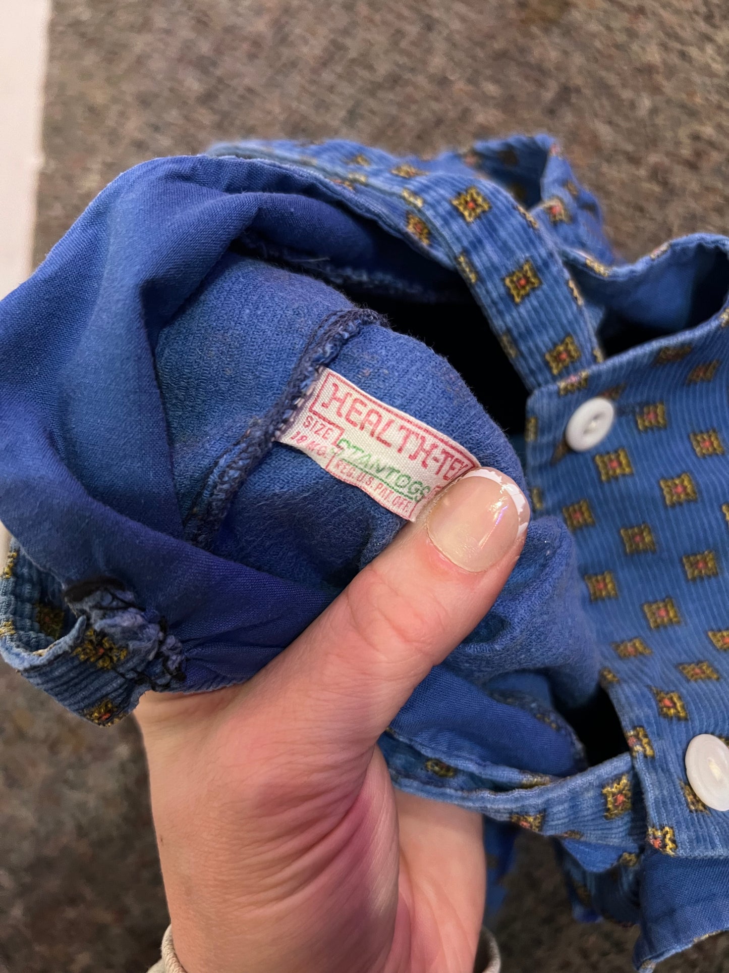 [URL] VTG Health-Tex 70’s-80’s Blue Corduroy Overalls