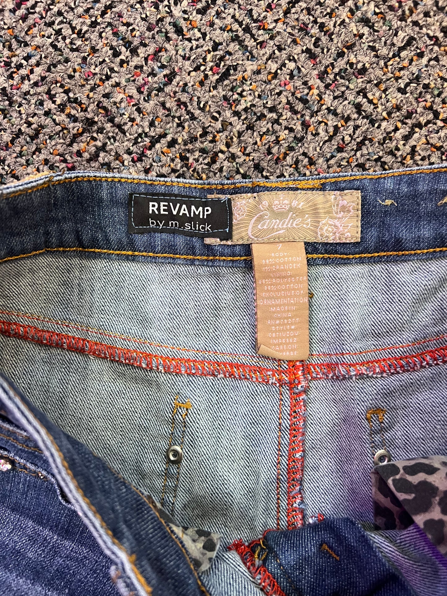 REVAMP Candies Denim Skirt