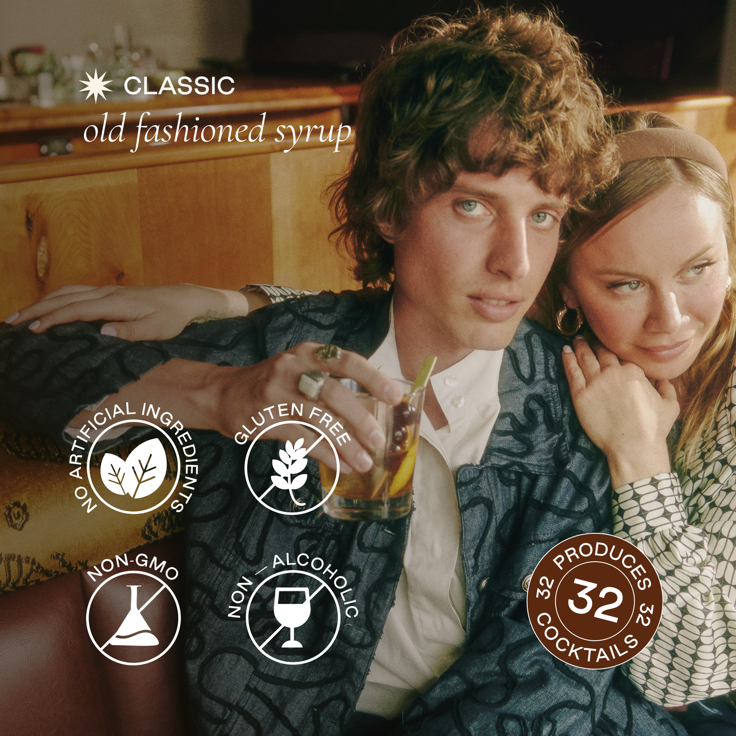 Old Fashioned Cocktail Mixer Syrup