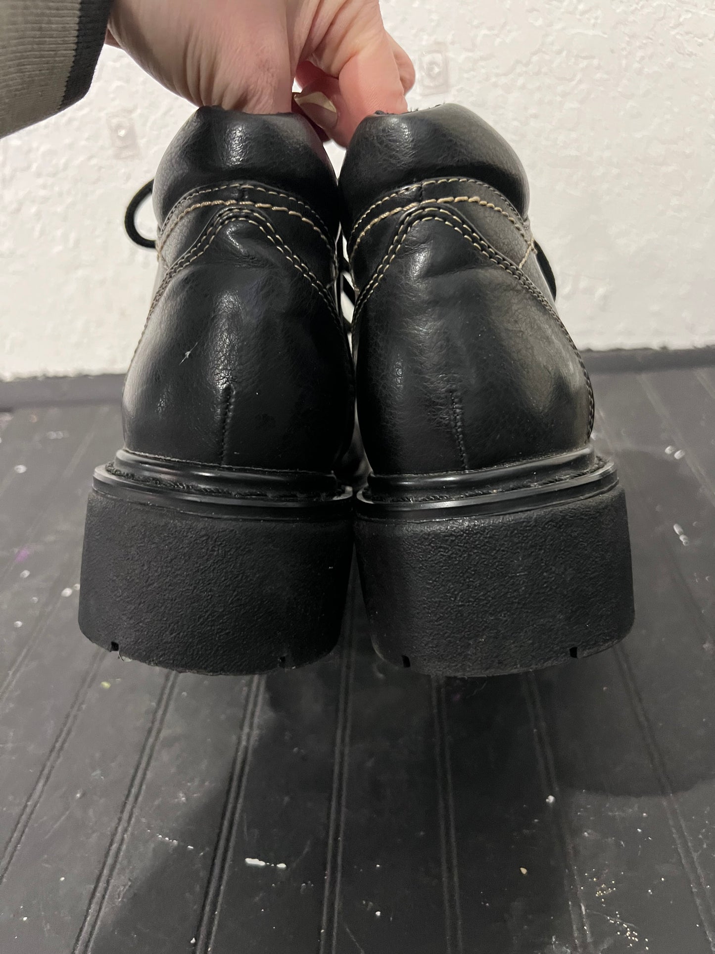Maurice’s Black Lace Up Boots