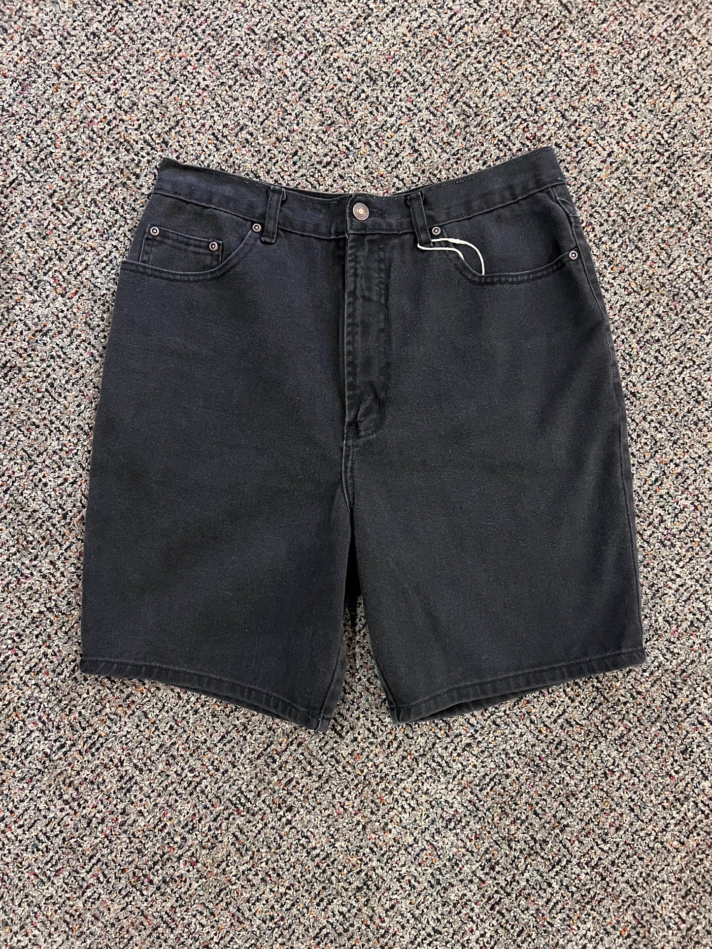 90's BLK Route 66 Shorts