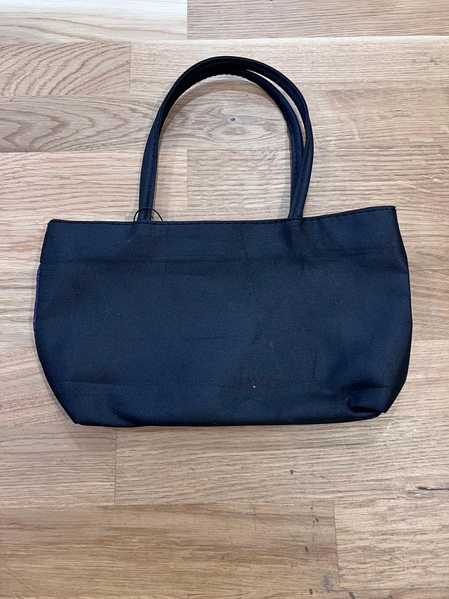Y2K BLK/PURP Embroidered Bag