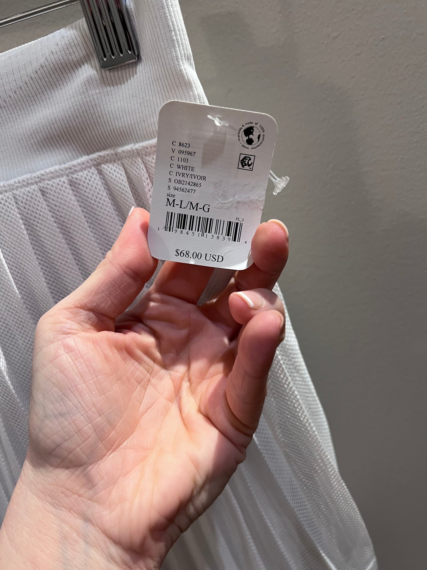 Free People Movement White Tennis Skirt