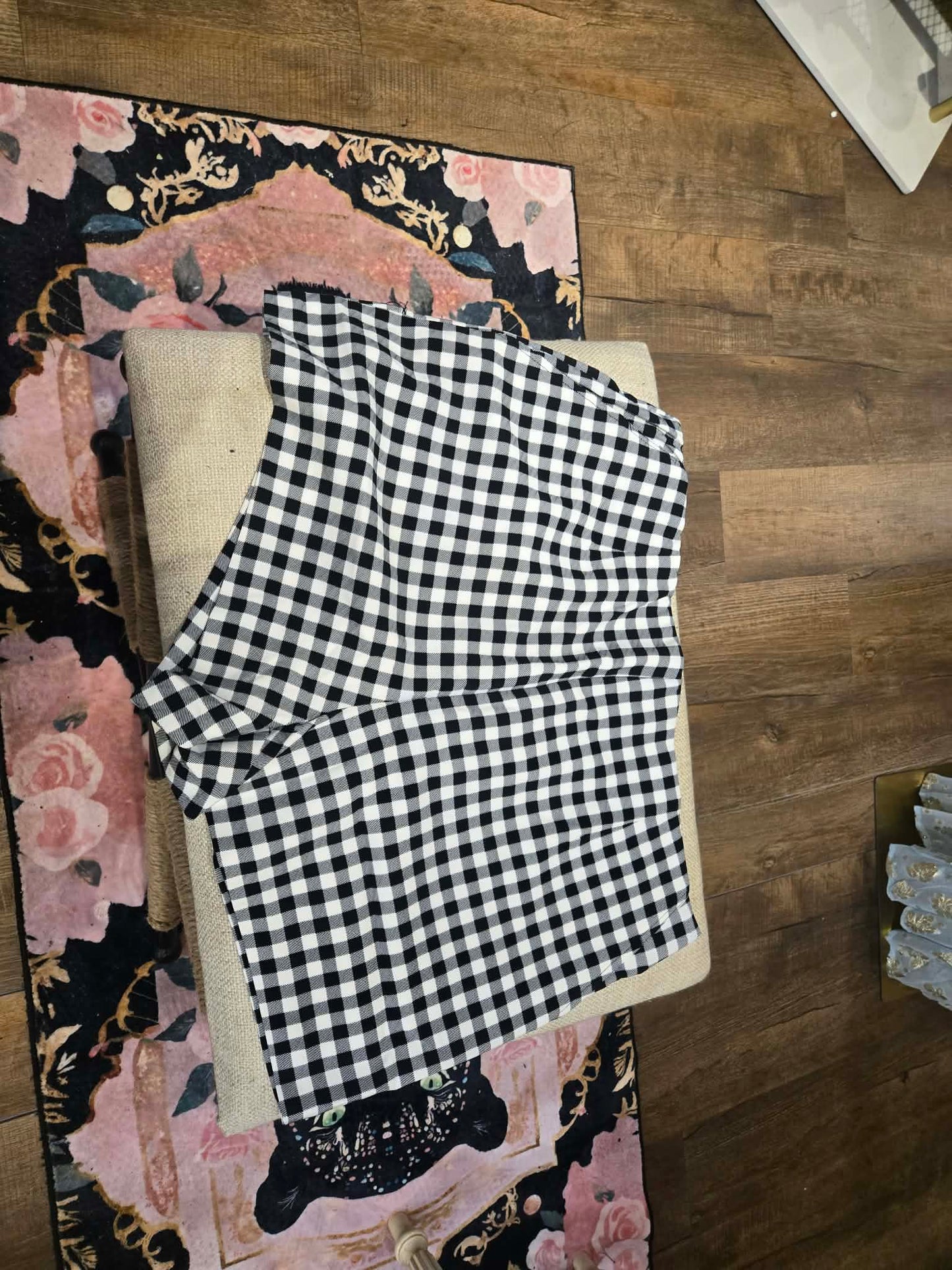 Checkered shorts