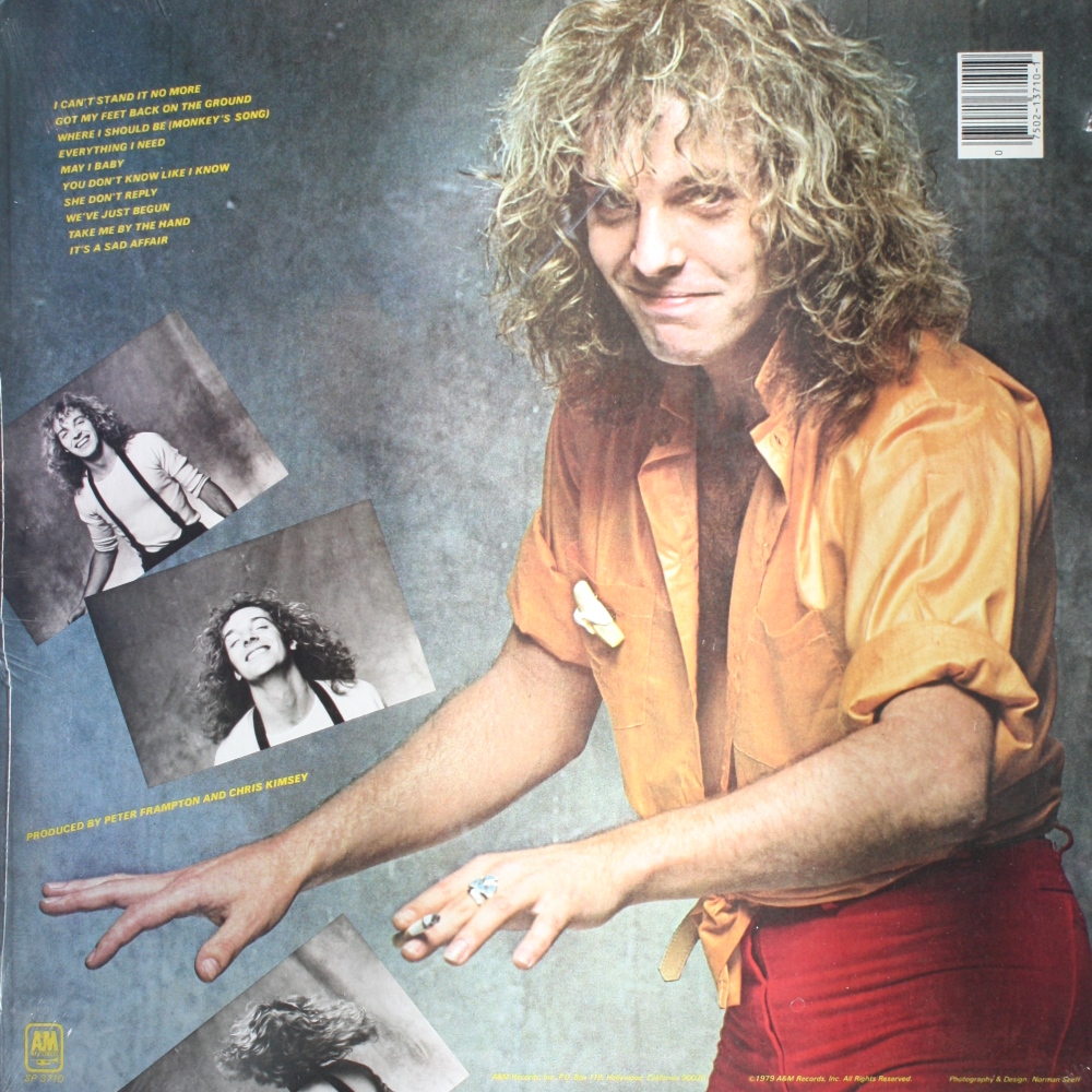 12" Vinyl LP Record - Peter Frampton: Where I Should Be Rock