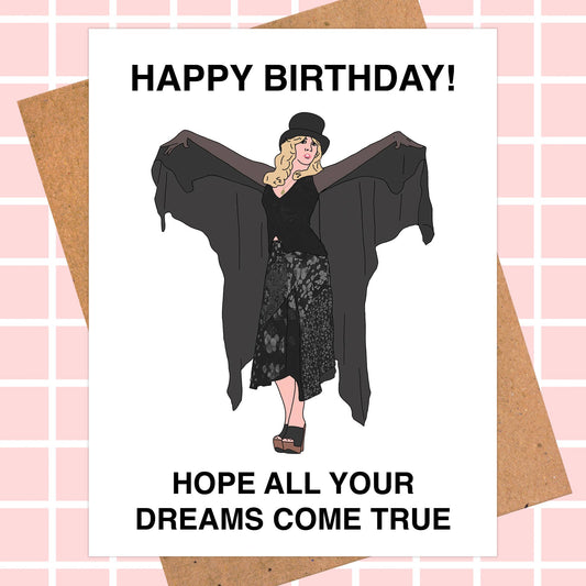 Stevie Nicks Birthday Card