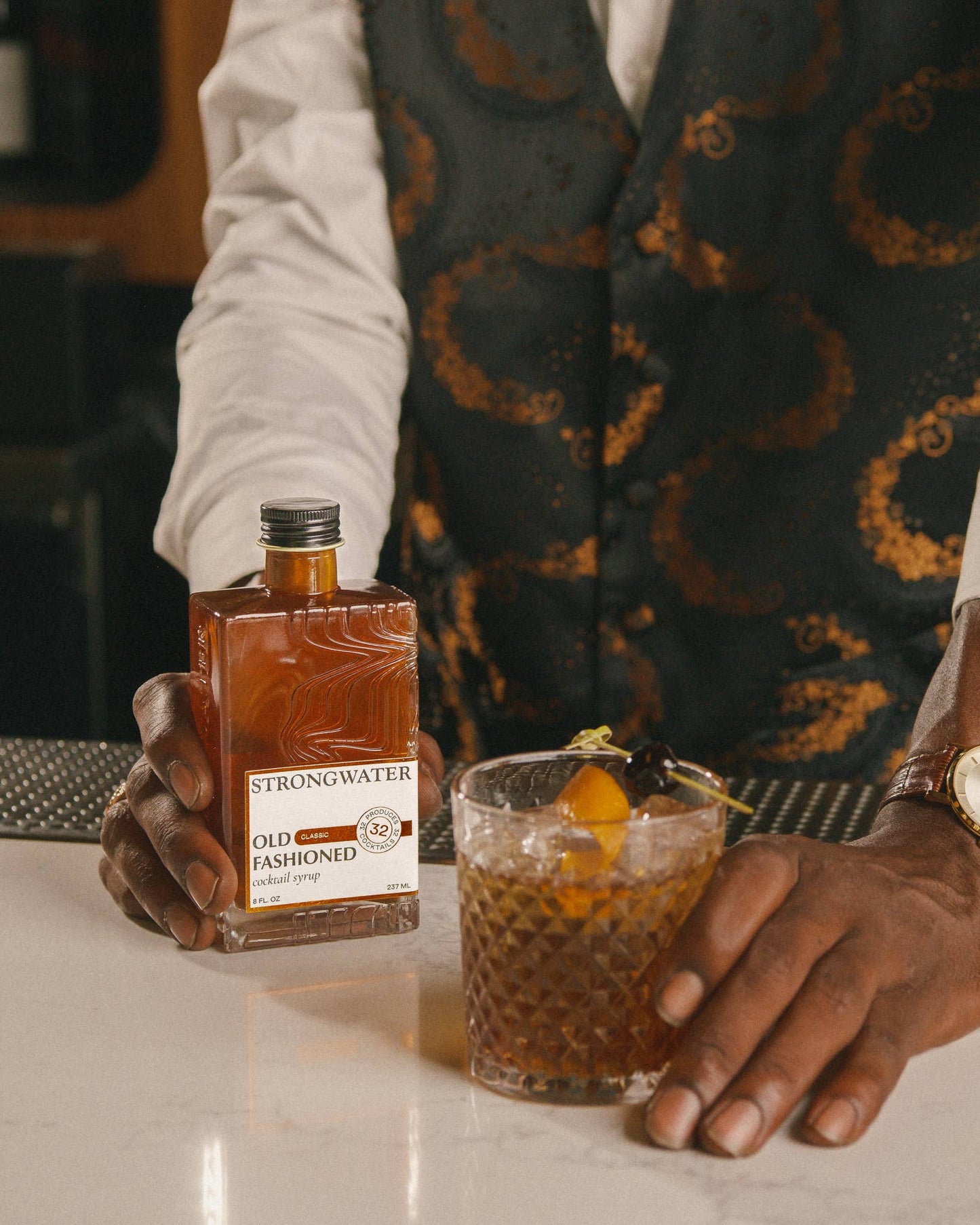 Old Fashioned Cocktail Mixer Syrup