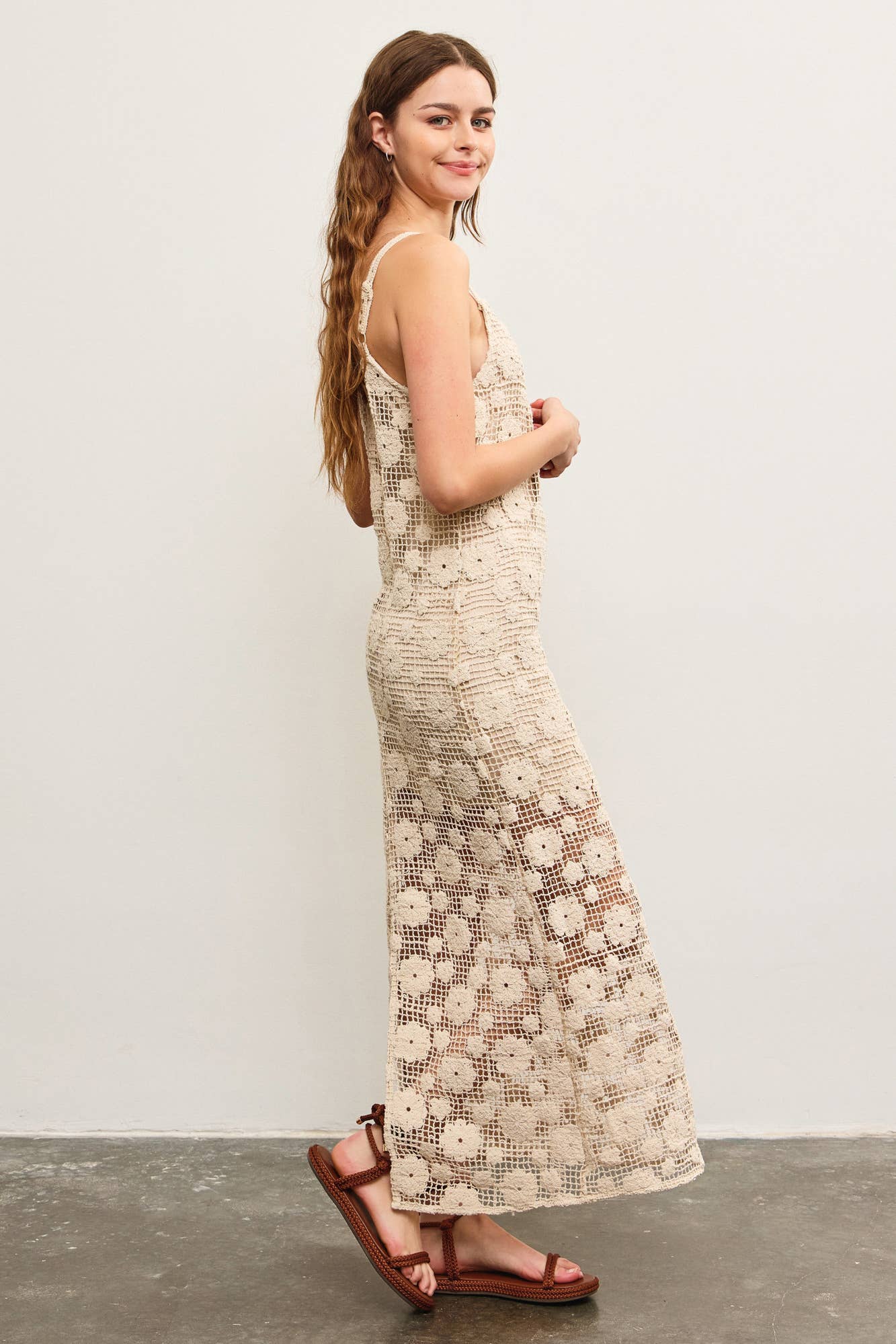 CROCHET MAXI DRESS