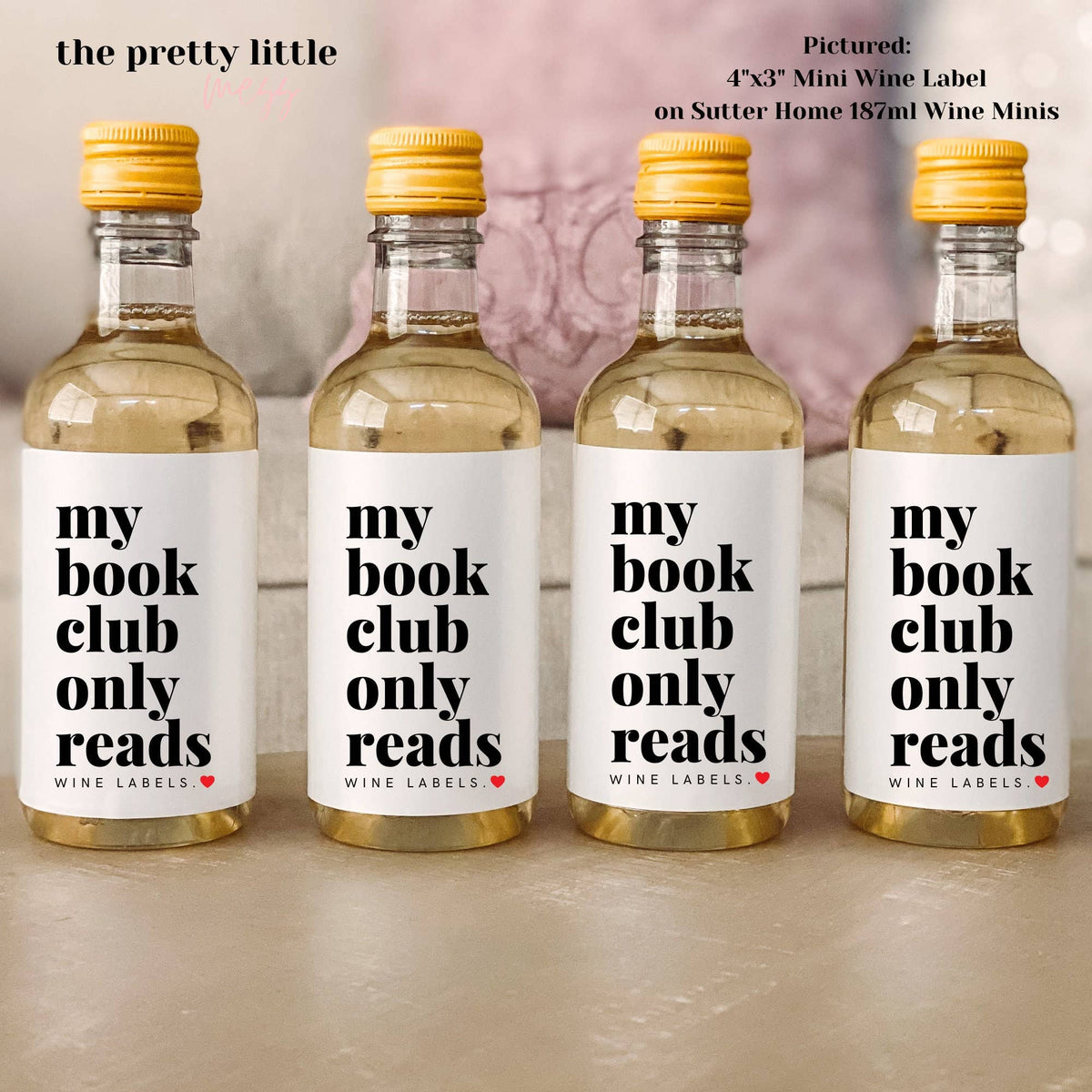Book Club Wine Label