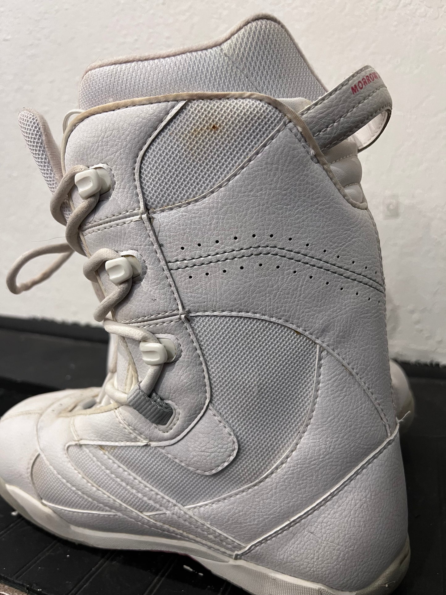 White Morrow Snowboarding Boots